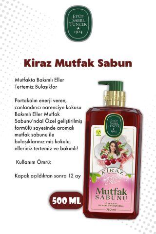 Kiraz Mutfak Sabun Eyüp Sabri Tuncer 750 ML X4 ve ROSIE
