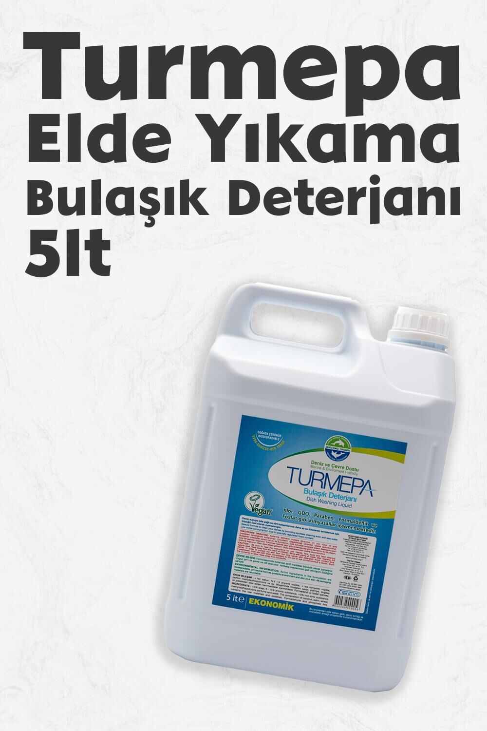 Turmepa Elde Yıkama Bulaşık Deterjanı 5 Litre
