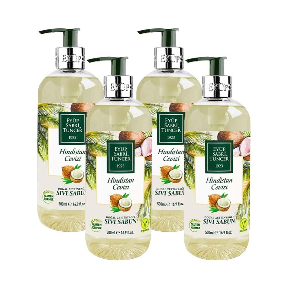 Eyüp Sabri Tuncer Hindistan Cevizi Sıvı Sabun 500 ml x 4