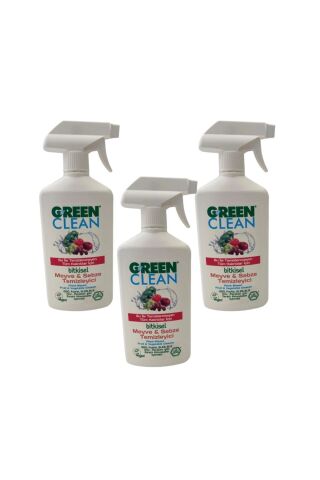 Green Clean meyve sebze Temizleyici 500 ml X 3 adet