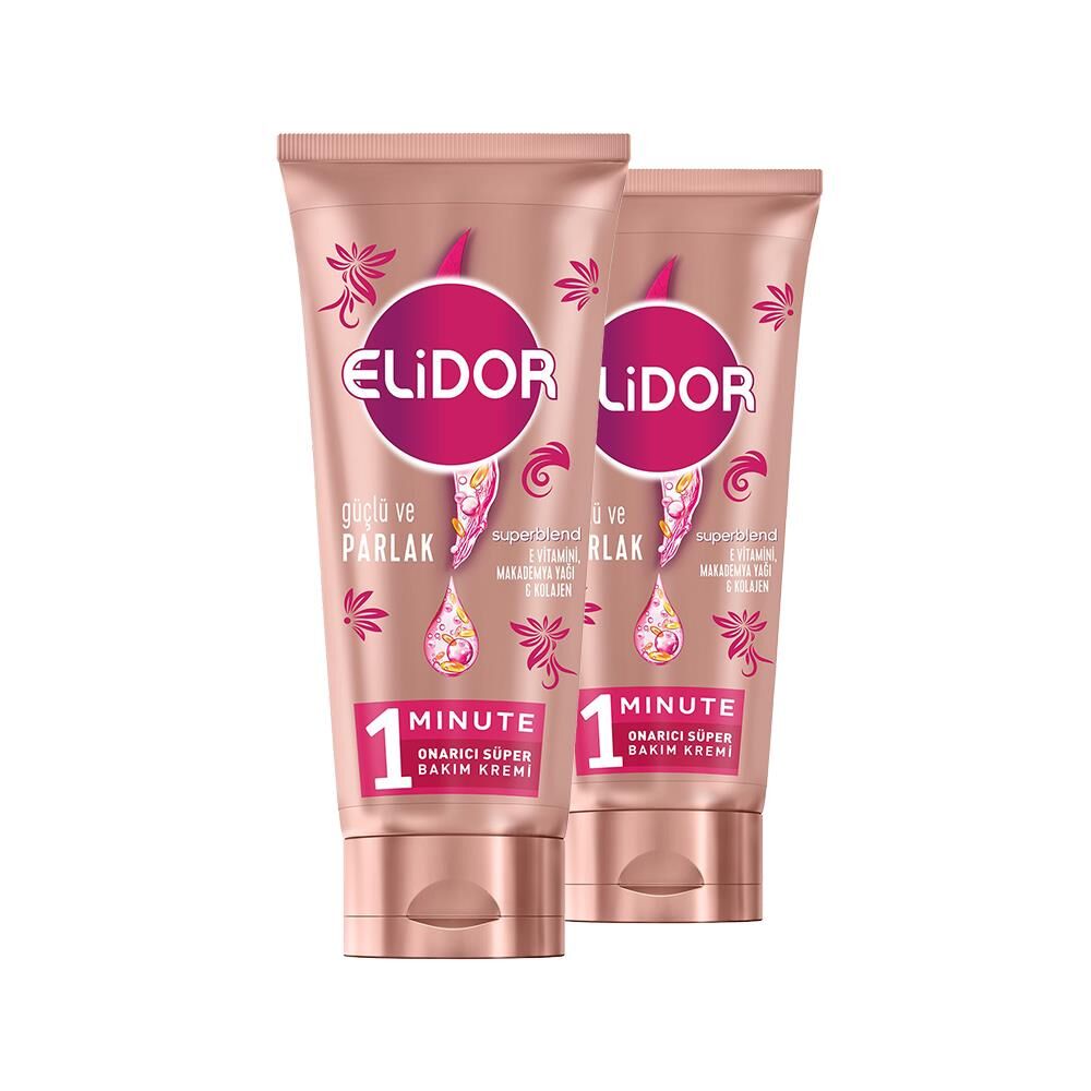 Elidor Superblend Güçlü ve Parlak Süper Bakım Kremi 170 ml x 2