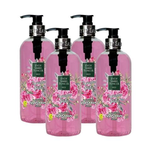 Eyüp Sabri Tuncer Isparta Gülü Sıvı Sabun 500 ml x 4