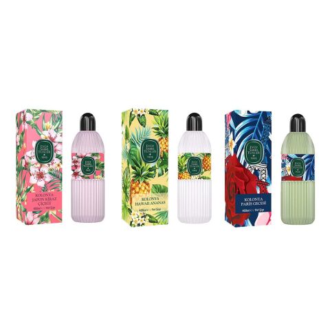 Eyüp Sabri Tuncer Kolonya Japon Kiraz Çiçeği, Hawaii Ananas ve Paris Gecesi Pet Şişe 400 ML