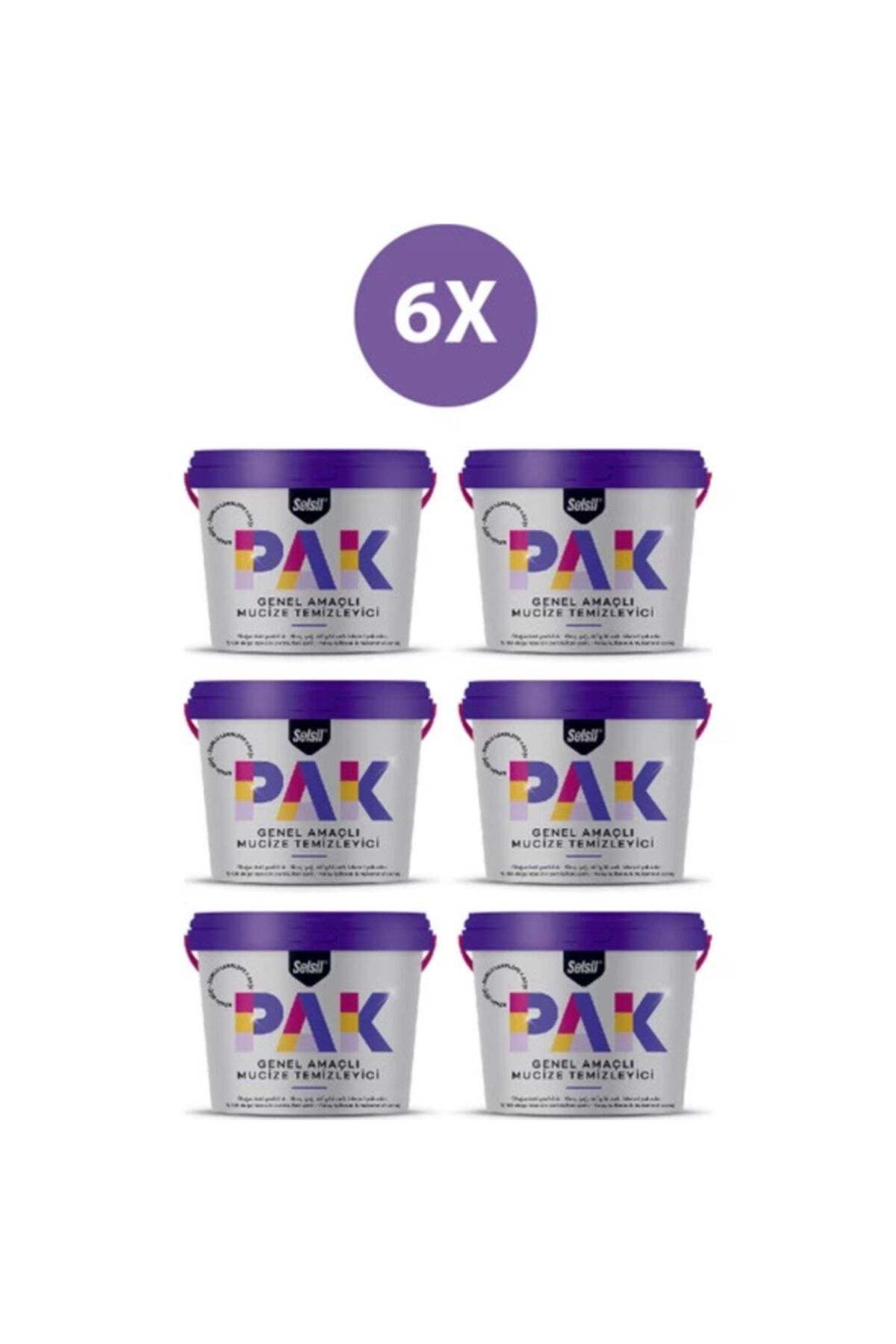 Selsil Pak Genel Amaçlı Mucize Temizleyici Krem 500 Gr (6 Adet)