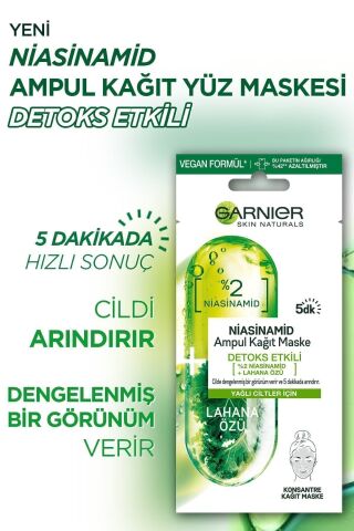Ampul Kağıt Yüz Maskeleri 3'lü