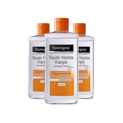 Neutrogena Visibly Clear Siyah Nokta Temizleyici Tonik 200 ml x 3