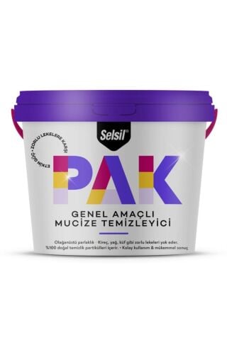 Selsil 500 Gram Pak Genel Temizleyici, Yüzey Temizleyici