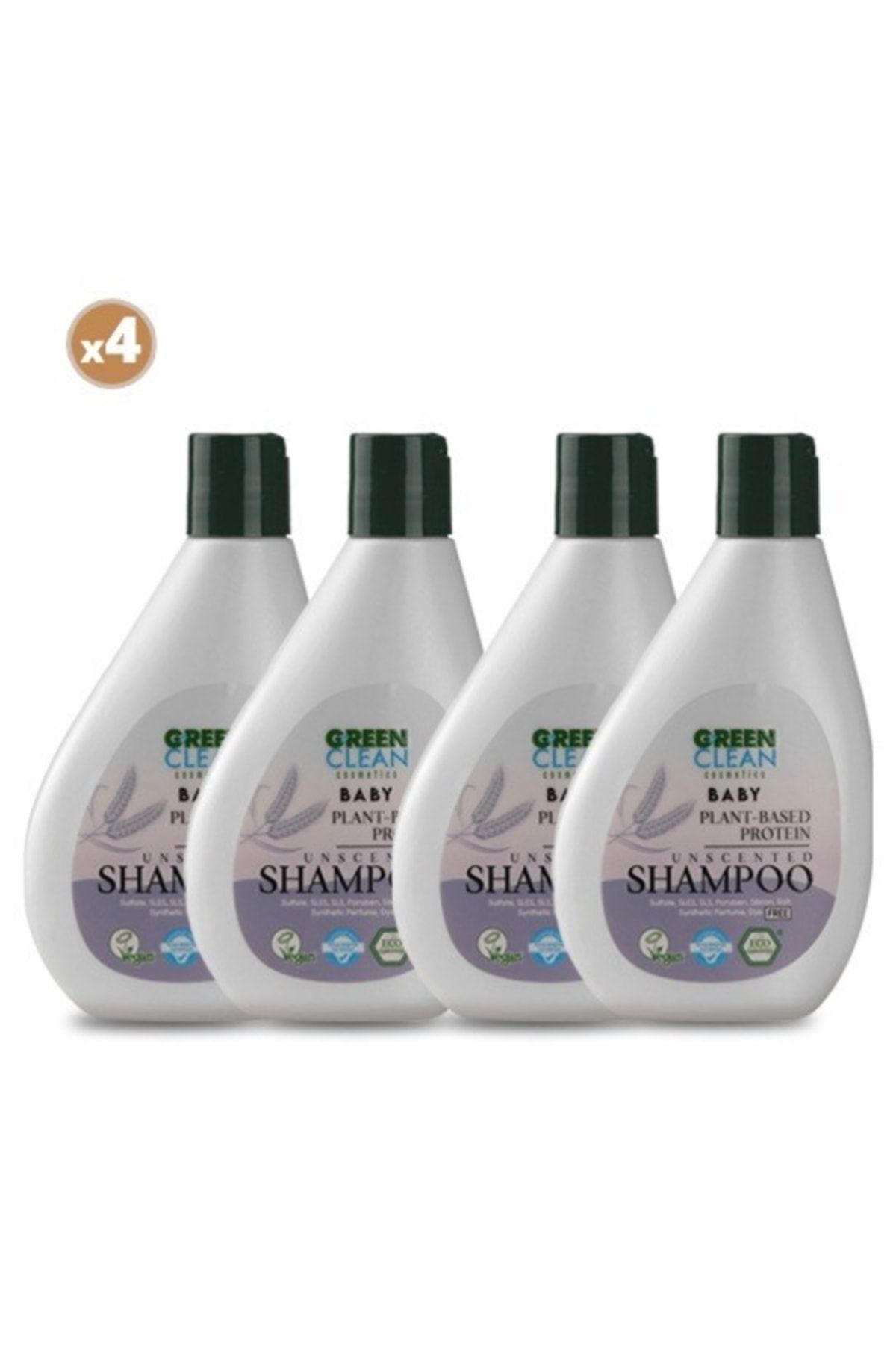 Green Clean Baby Şampuan Seti 4'lü - 275 Ml