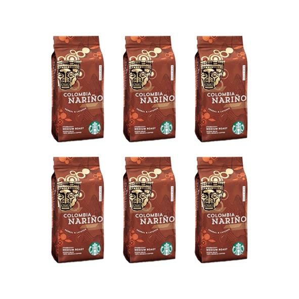 Starbucks Colombia Narino Çekirdek Kahve 250 gr x 6