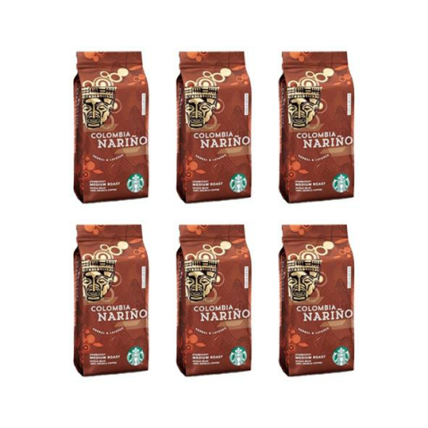 Starbucks Colombia Narino Çekirdek Kahve 250 gr x 6
