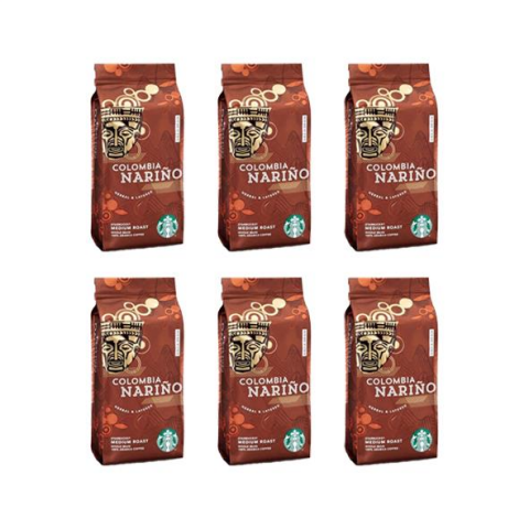 Starbucks Colombia Narino Çekirdek Kahve 250 gr x 6