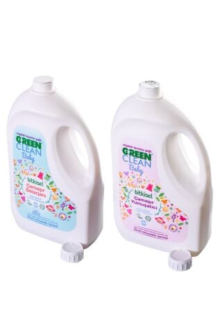 Green Clean Baby Çamaşır Deterjanı 2,75 lt Baby Çamaşır Yumuşatıcı 2,75 lt