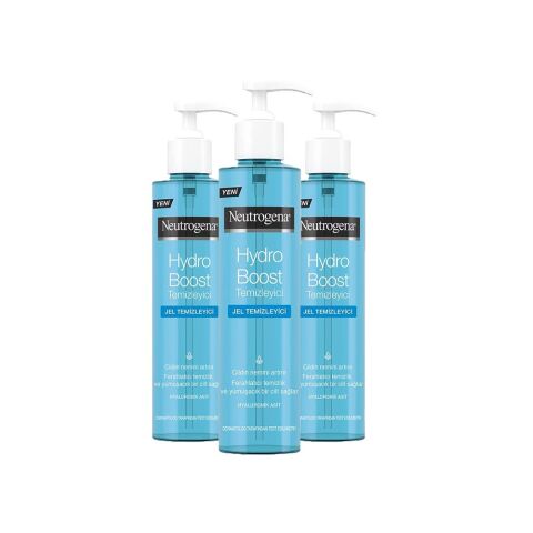 Neutrogena Hydro Boost Water Gel Temizleyici 200 ml x 3