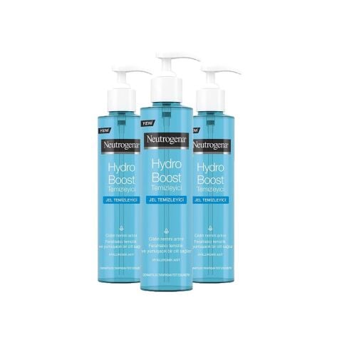 Neutrogena Hydro Boost Water Gel Temizleyici 200 ml x 3