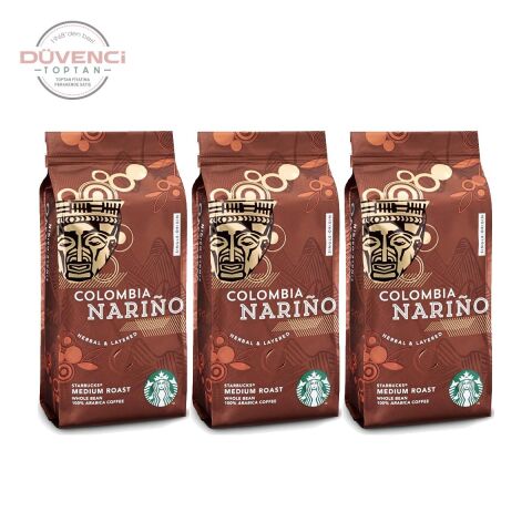 Starbucks Colombia Narino Çekirdek Kahve 250 gr x 3