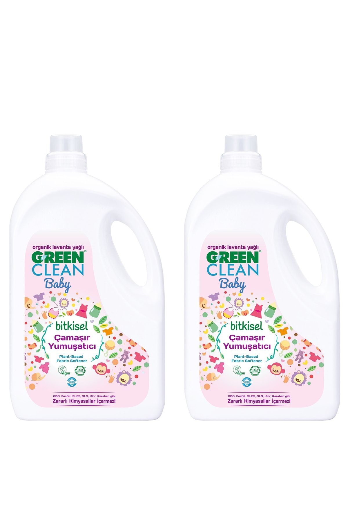Green Clean Baby Çamaşır Yumuşatıcı 2,75 lt 2 Li Set