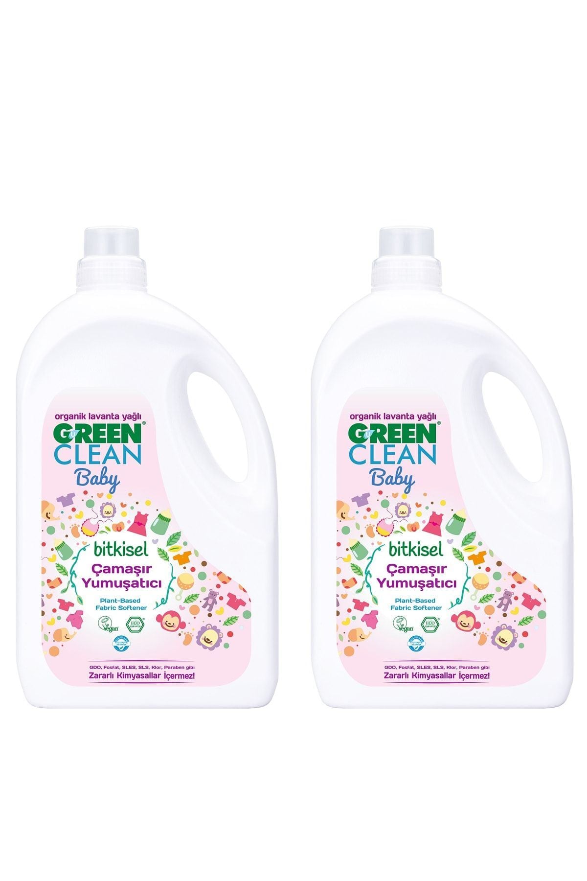 Green Clean Baby Çamaşır Yumuşatıcı 2,75 lt 2 Li Set