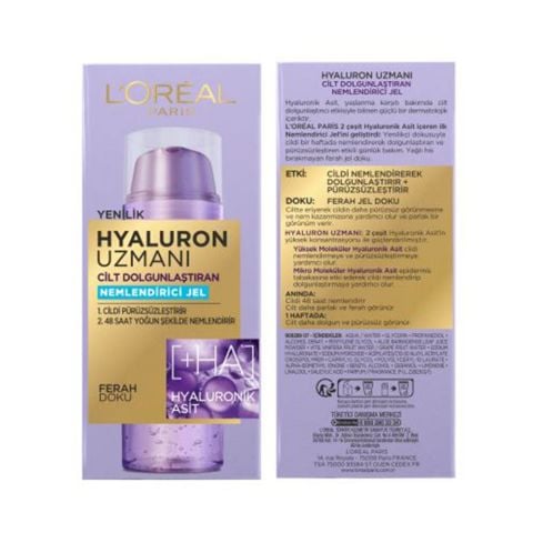 Loreal Paris Hyaluron Uzmanı Nemlendirici Jel 50 ml