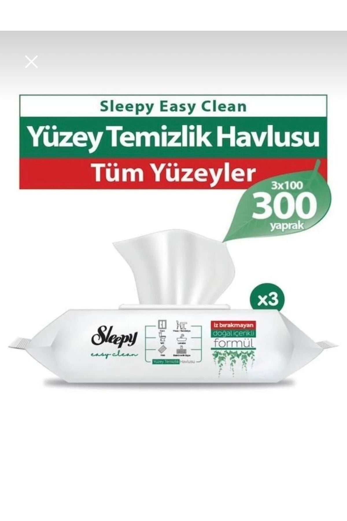 Sleepy Easy Clean Yüzey Temizlik Havlusu 100 x 3
