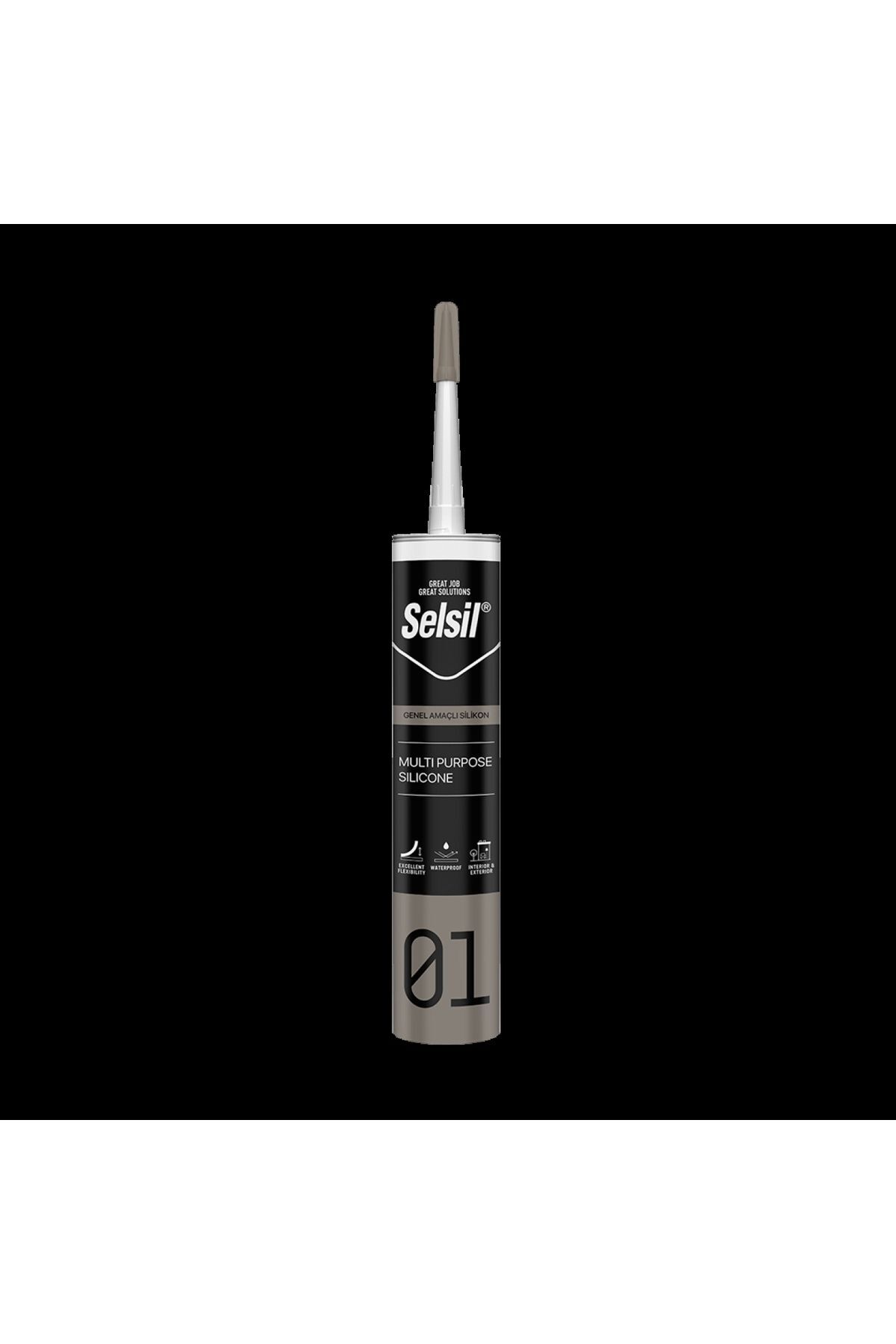 Selsil Genel Amaçlı Silikon 280gr - Şeffaf