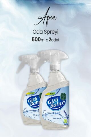 Eyüp Sabri Tuncer Yeni Nesil Oda Spreyi Aqua 500 ml x 2 Adet