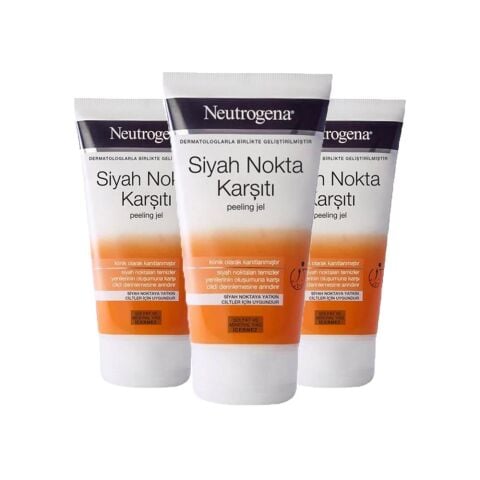Neutrogena Siyah Nokta Karşıtı Peeling 150 ml x 3