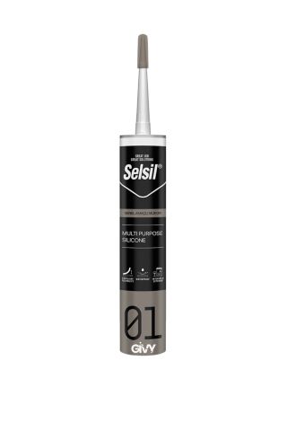 Selsil Genel Amaçlı Şeffaf Silikon 280gr, Suya Dayanıklı