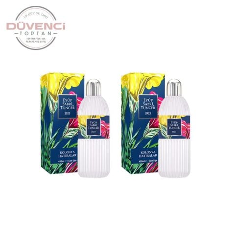 Eyüp Sabri Tuncer Hatıralar Kolonyası Cam Şişe 400 ML x 2