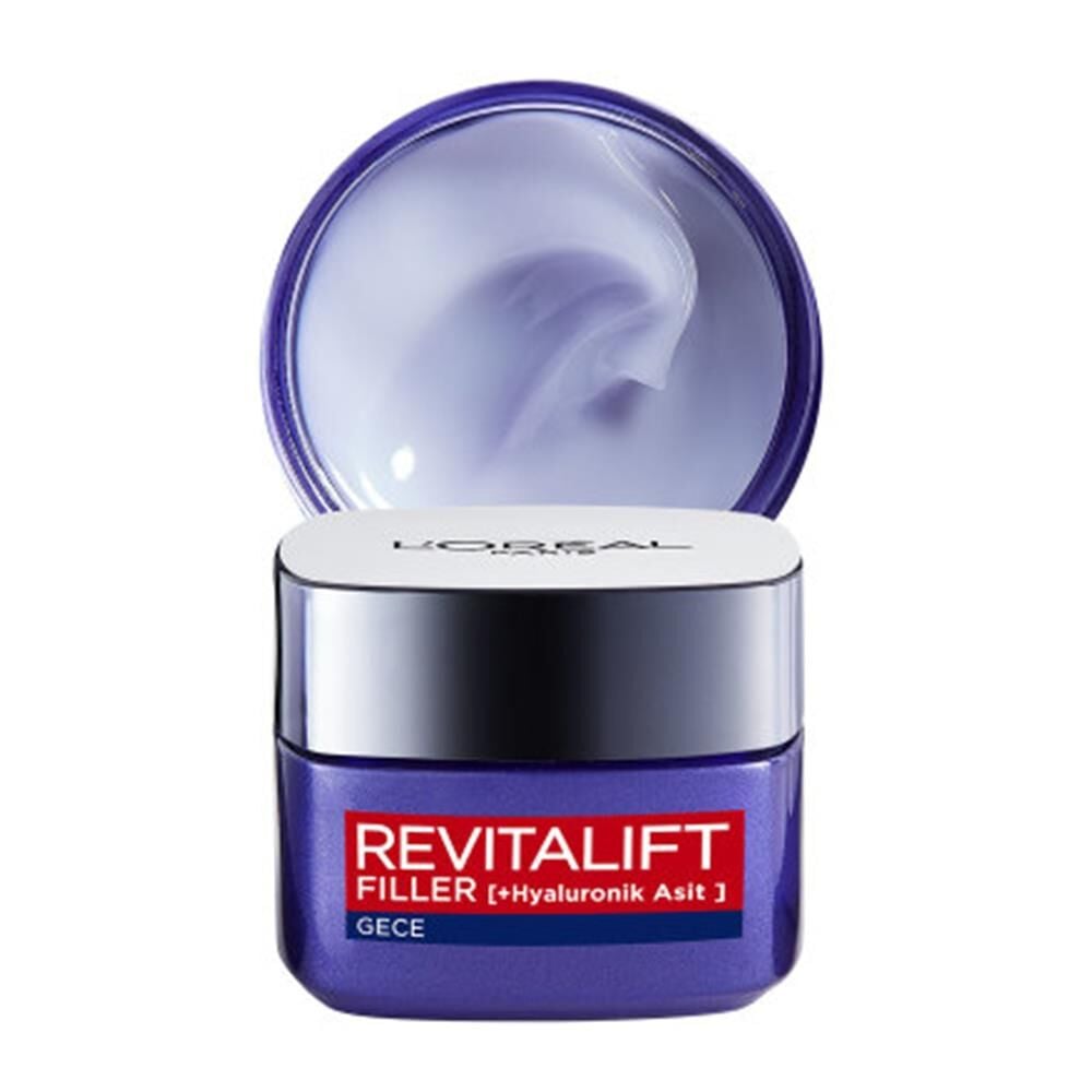 Loreal Paris Revitalift Filler Yaşlanma Karşıtı Krem Gece 50 ml