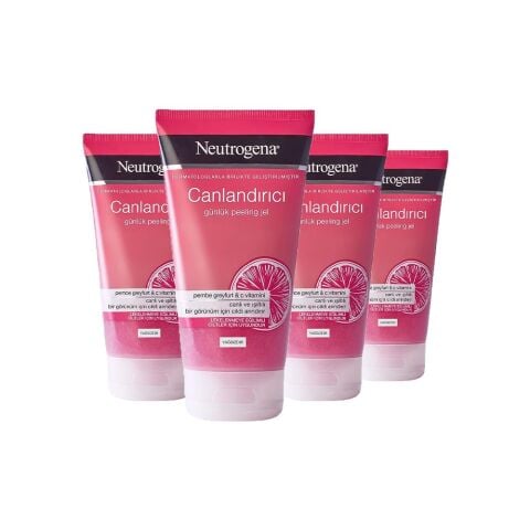Neutrogena Canlandırıcı Peeling Pembe Greyfurt 150 ml x 4