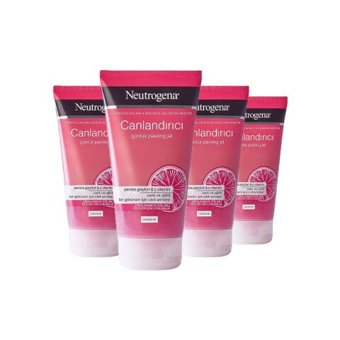 Neutrogena Canlandırıcı Peeling Pembe Greyfurt 150 ml x 4