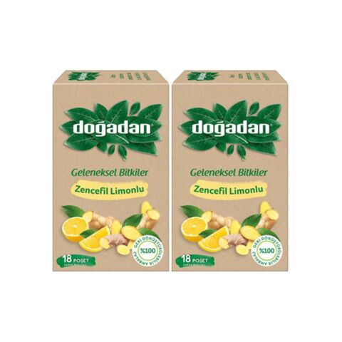 Doğadan Zencefil Limonlu Bitki Çayı x 2 Adet