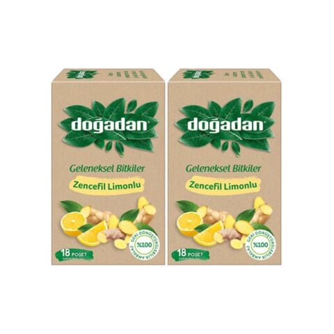 Doğadan Zencefil Limonlu Bitki Çayı x 2 Adet