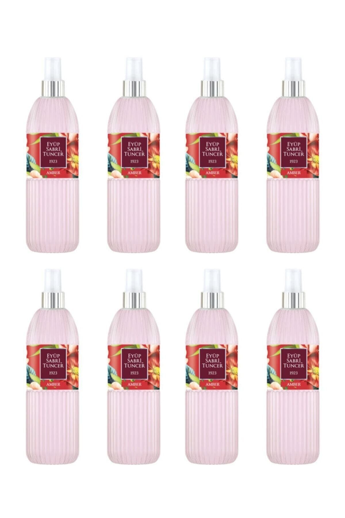 Eyüp Sabri Tuncer Amber 150 ml Sprey Kolonya - Pet Şişe 8 Adet