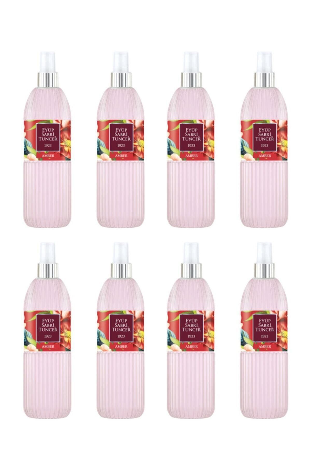 Eyüp Sabri Tuncer Amber 150 ml Sprey Kolonya - Pet Şişe 8 Adet