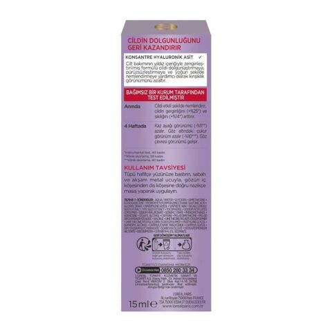 Loreal Paris Revitalift Filler Yaşlanma Karşıtı Göz Kremi 15 ml