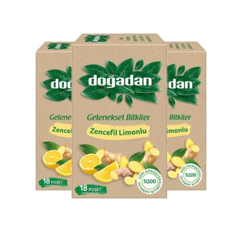 Doğadan Zencefil Limonlu Bitki Çayı x 3 adet