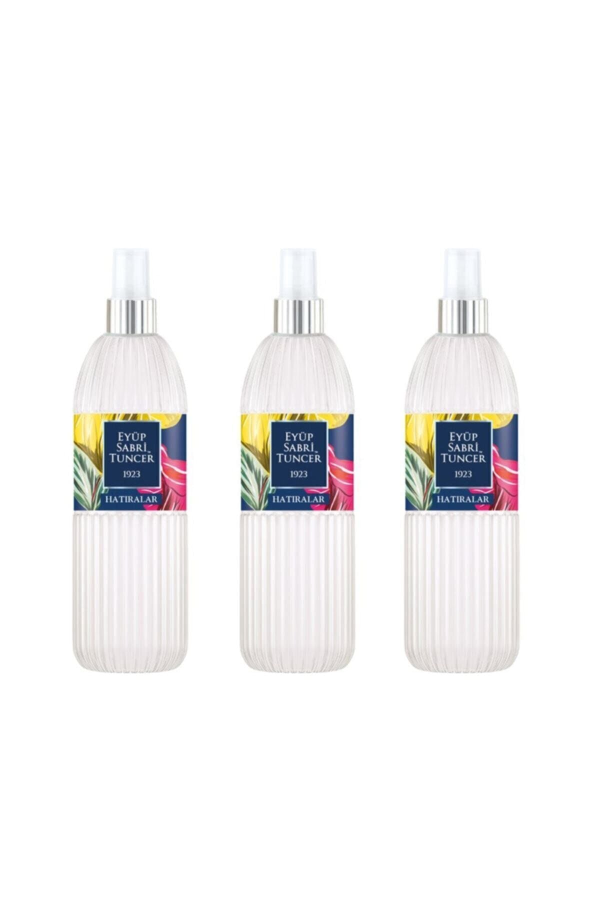 Eyüp Sabri Tuncer Hatıralar 150 öl Sprey Kolonya Pet Şişe 3 Adet