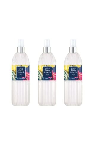 Eyüp Sabri Tuncer Hatıralar 150 öl Sprey Kolonya Pet Şişe 3 Adet