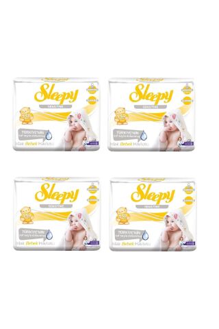 Sleepy Sensitive Islak Mendil 50 Yaprak 3'lü Paket x 4 Adet
