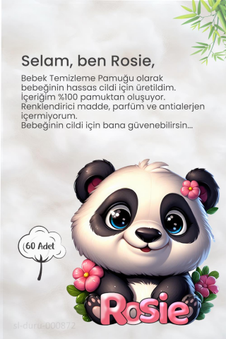 7 AL 6 ÖDE Sleepy Antibakteriyel Islak Havlu 50 li Gri Paket ve ROSIE Pamuk 60'lı