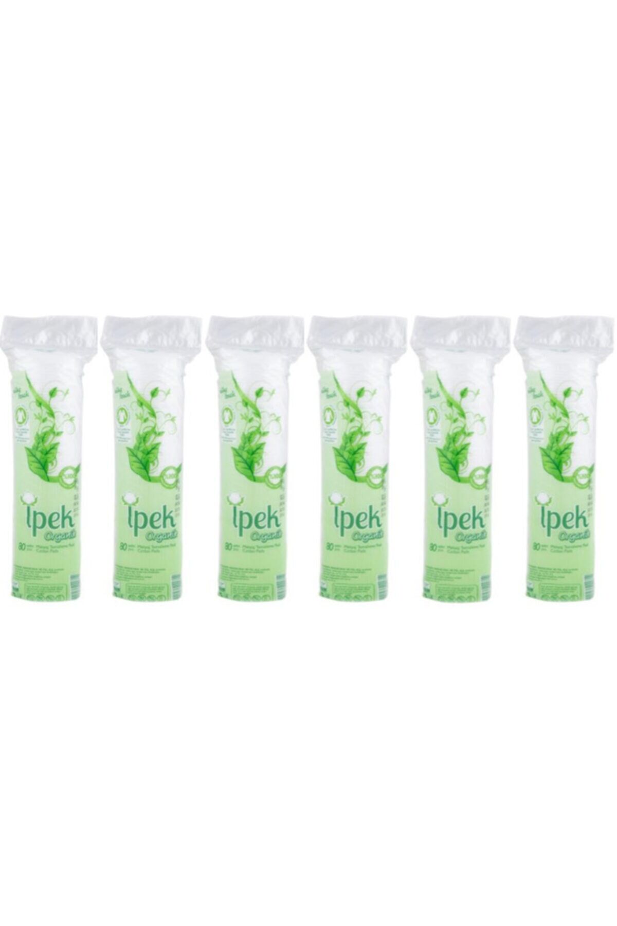 İpek Organik Makyaj Pamuğu 80'li X 6 Adet