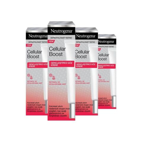 Neutrogena Cellular Boost Gençleştirici Göz Kremi 15 ml x 4