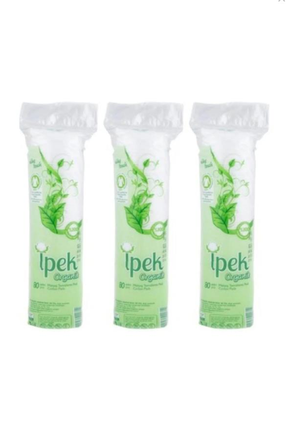 İpek Organik Makyaj Pamuğu 80'li X 3 Adet