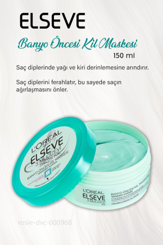 6 AL 5 ÖDE Elseve 3 Mucizevi Banyo Öncesi Kil Maskesi 150 ml ve ROSIE