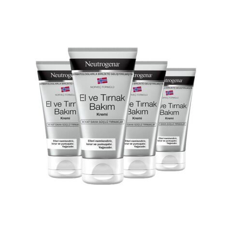 Neutrogena El ve Tırnak Bakım Kremi 75 ml x 4