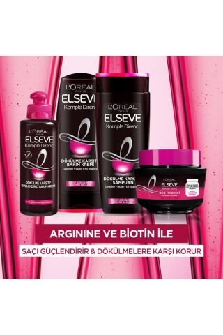 Elseve L'Oréal Paris Elseve Arginine Direnç Dökülme Karşıtı Şampuan 450 ml 4 Adet