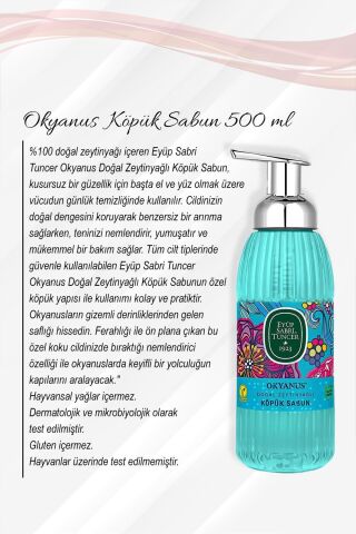 Zeytinyağlı Okyanus Köpük Sabun 500 ML 5 Al 4 Öde ve Rosie Pamuk