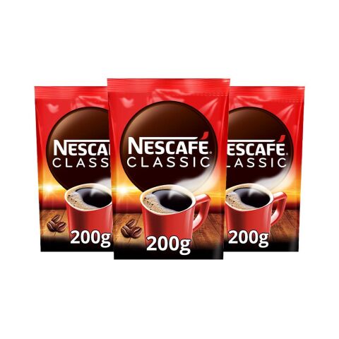 Nescafe Classic 200 gr Poşet x 3