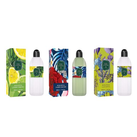 Eyüp Sabri Tuncer Kolonya Çeşme Limonu, Paris Gecesi ve Lavanta Pet Şişe 400 ml